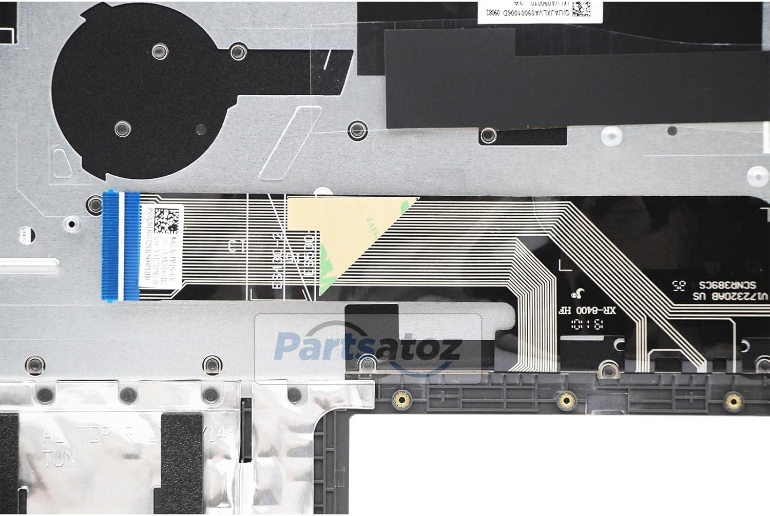 Laptop Palmrest Upper Case Top Cover with US Non_Backlight Keyboard with Fingerprint C Cover Replacement for Lenovo ThinkBook 14 14-IML 20RV 14-IIL 20SL 5CB0W44405 5CB0W44411