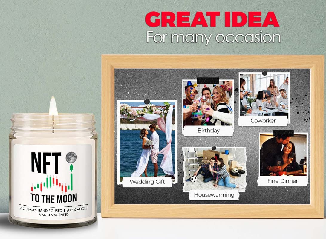 Amazon.com: Cryptocurrency Vanilla Candle - To The Moon - Trader Bitcoin  Miner Collector Investor Finance Bussinesman Boss Broker : Home & Kitchen