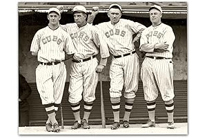 Chicago Cubs Baseball Players 1927 Poster- Wall Decor for Sports Fans