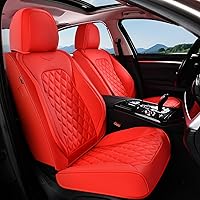 Vista 49 de Coverado Juego completo de fundas de asiento de automóvil, fundas de asiento de piel de napa para automóvil, protector de asiento de automóvil