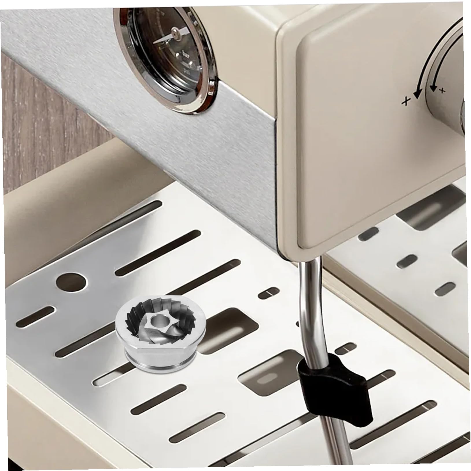 SHINEOFI Set di Macine Coniche in Acciaio Inox da 48 MM per Macchine da Caffè Espresso Jura Ricambi per Macinacaffè Automatici Accessori per Sostituzione Macina per Uso Domestico e