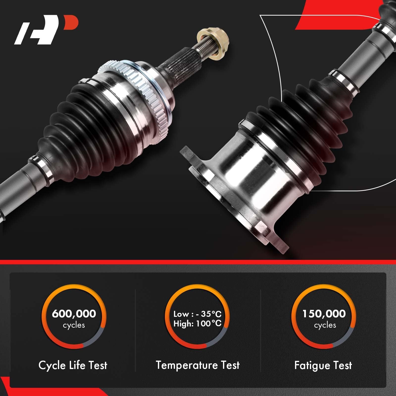 A-Premium Rear CV Axle Shaft Assembly Compatible with Toyota