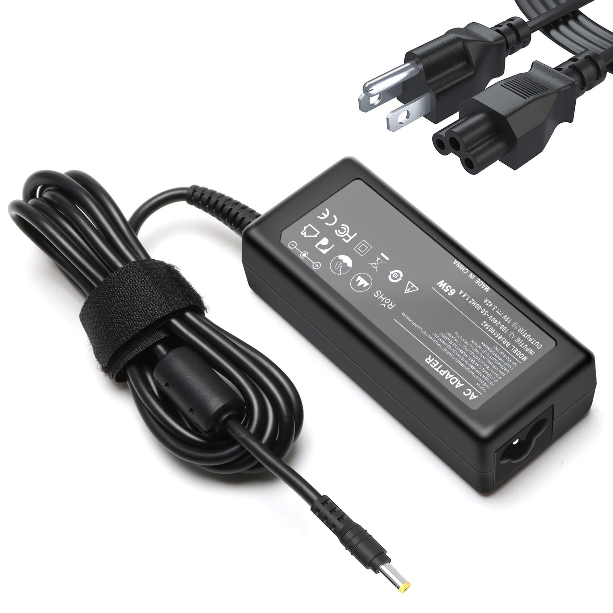 Amazon.com: RUIQIU 65W 3.42A 19V Power Cord Compatible with Acer
