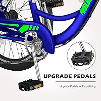 Vista 171 de H&ZT Triciclo para adultos, bicicleta de 3 ruedas, triciclo crucero, con engranaje de 7 velocidades, mango de freno de estacionamiento, escalón