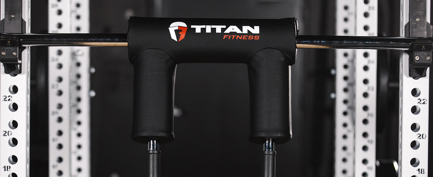 Amazon.com : Titan Fitness Rackable Safety Squat Bar, Cambered