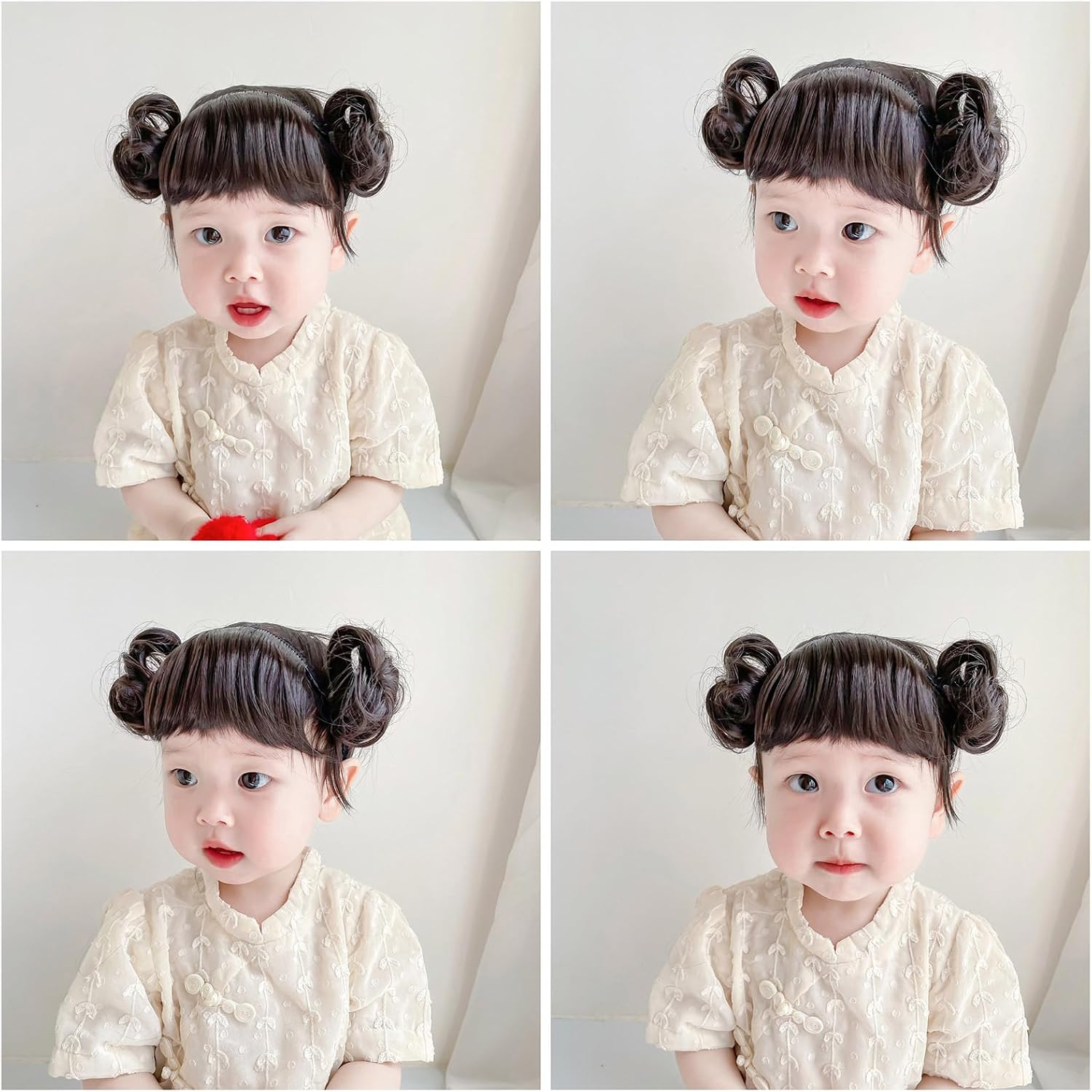 Lovely Baby Wig Bangs Chignons Headbands Hair Ornaments Hair Decors Girls Headwear For Photography Infant Headbands