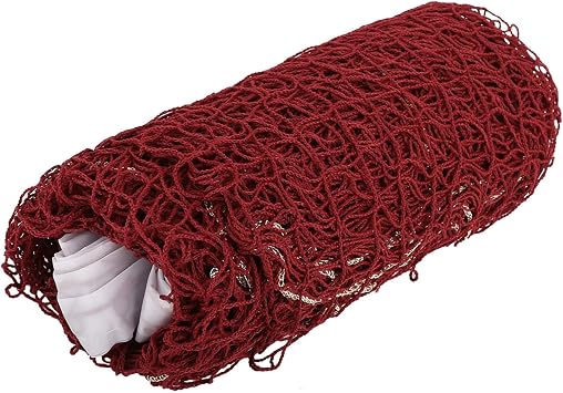 Portable Badminton Net - Outdoor Volleyball Net for Backyard and Beach, Professional Tennis Net for Tennis, Soccer Tennis, Kids Volleyball - 6.5x0.5mRed