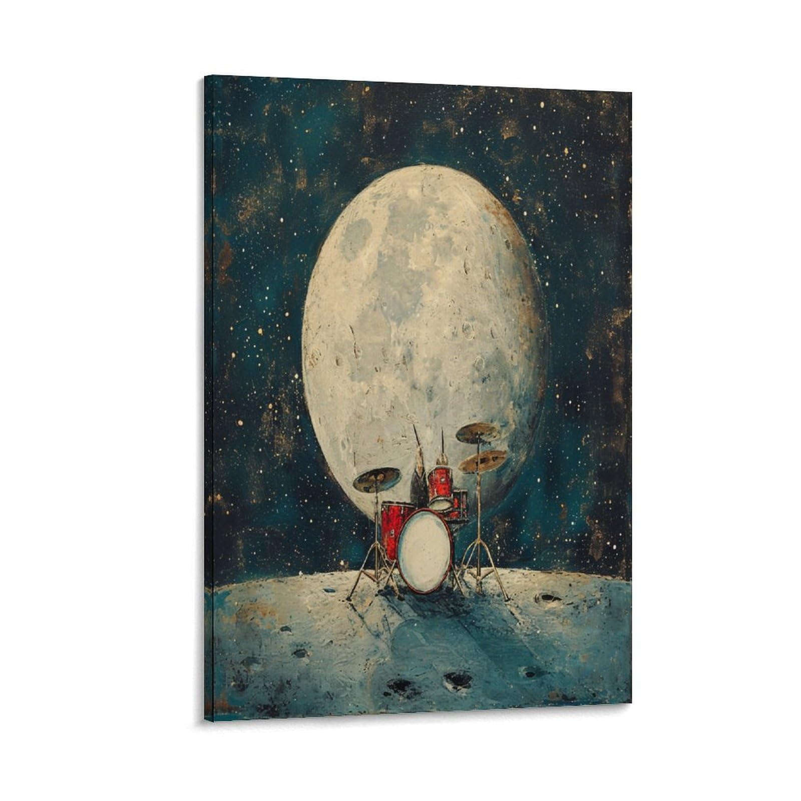 VFKLZCNYR Kit de batería – Impresiones en lienzo de reproducción de obras de arte sobre lienzo para decoración de oficina en casa 24 x 36 pulgadas (60 x 90 cm)