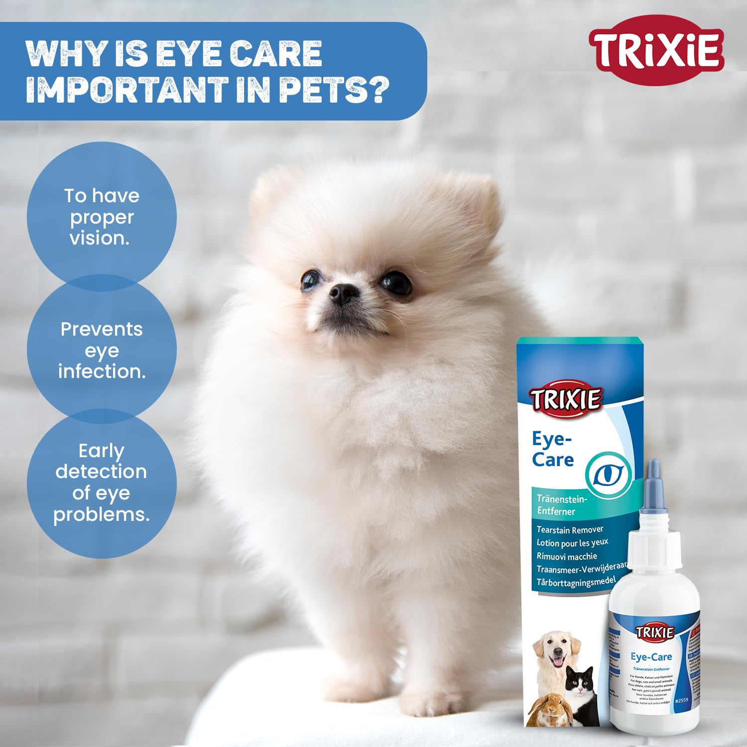 TRIXIE Tearstain Remover(Eye-Care)For Dogs 4