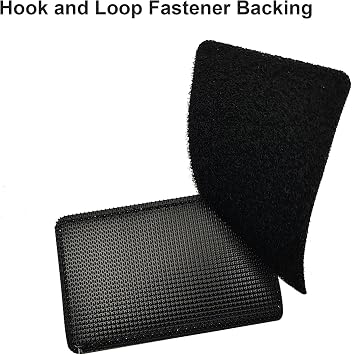 Ancient Egyptian God of Bafuri with Hook and Loop Fastener Backing, Black with Glow Eyes, 3.54 x 3.15Inch, 2-Pack