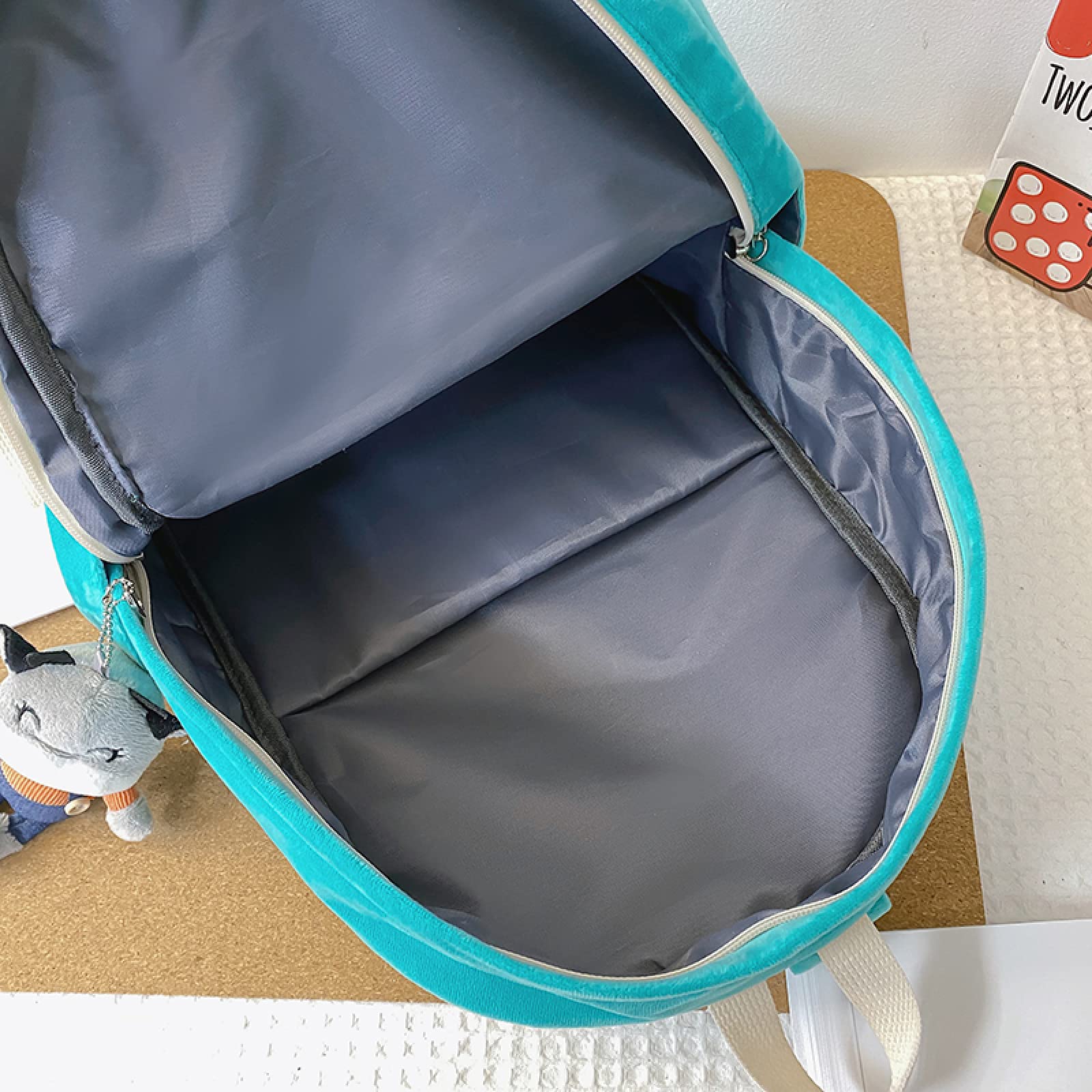 College-Rucksack Damen Cord Schultasche Jugend kawaii Uni-Rucksack Damen einfache Damen Reisetasche