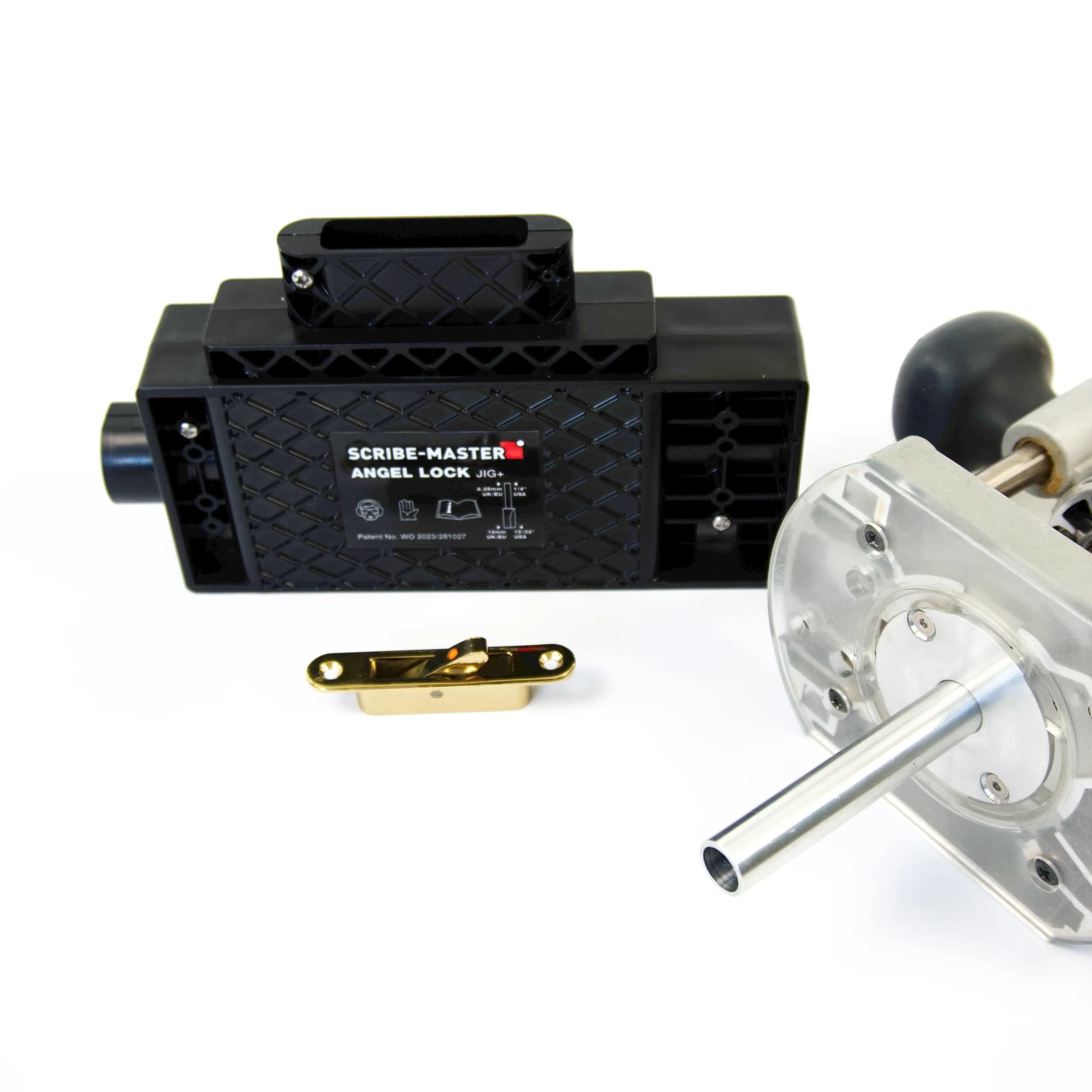 Scribe-Master Black Angel Lock Jig+ For Sash Windows Locks - Aljig