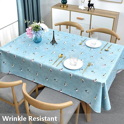 Miniatura 3 de JZY - Mantel de vinil resistente para mesa de cocina o comedor - Mantel de PVC lavable para mesa rectangular
