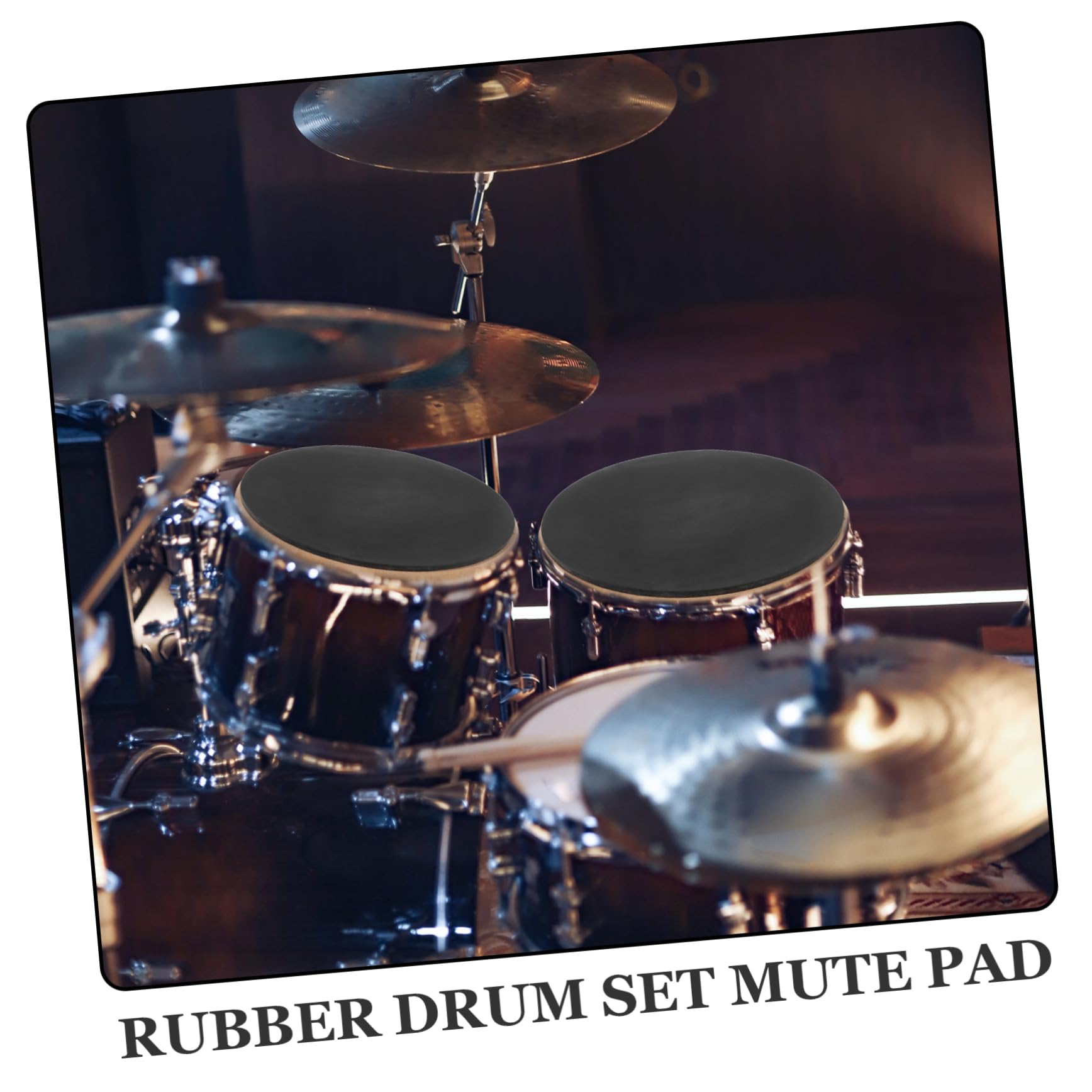 TOYANDONA Muto Drum Pad Tamburo Smorzamento Cuscino Tamburo Smorzamento Pastiglie Mute Tamburo Pratica Pad Kit Tamburo Cuscino Muto Tamburo Forniture Silicone Tamburo Smorzamento Pad