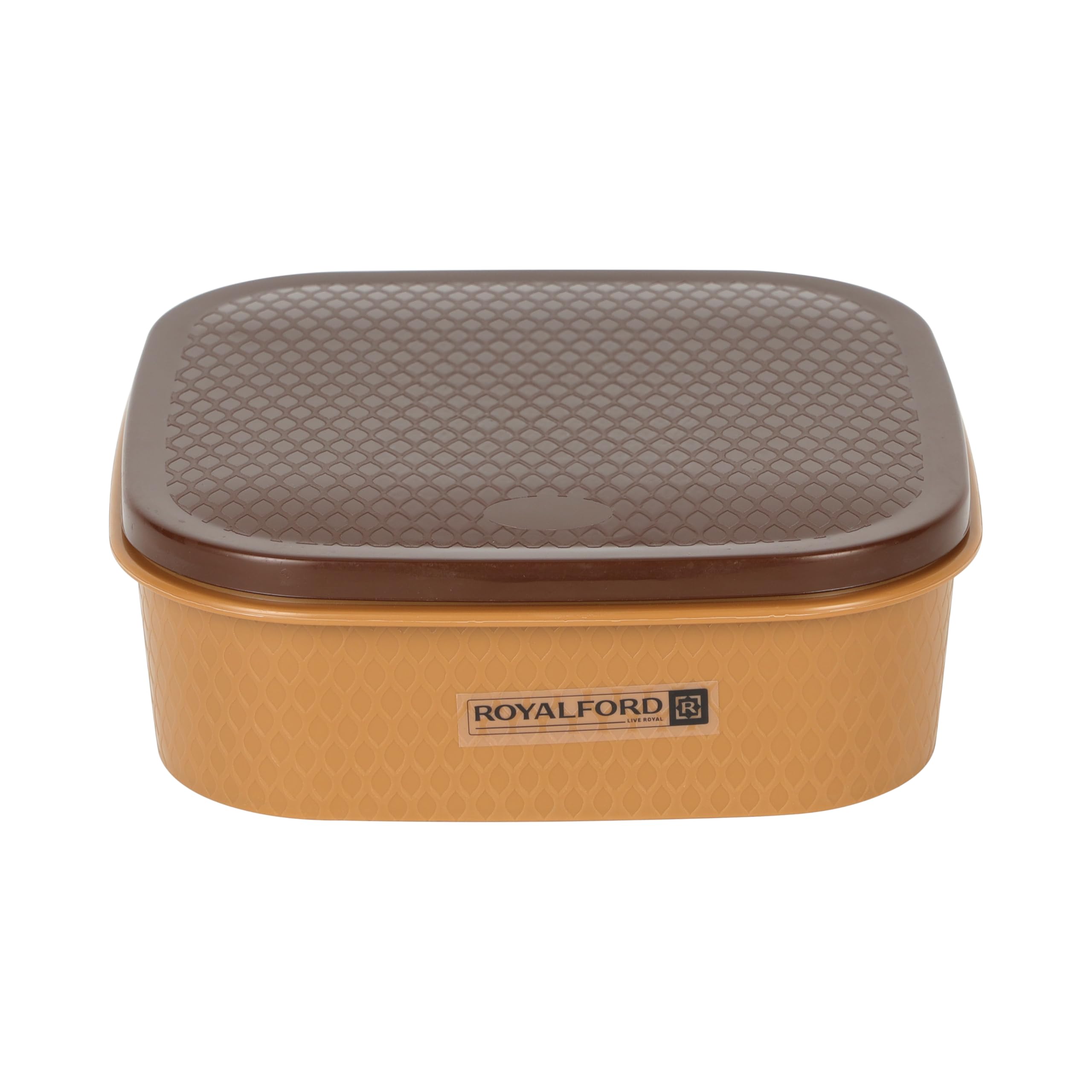 RoyalFord 7 Container Plasticware Box, BPA Free Spice Container Indian Masala Daaba Lightweight Box for Storing Spices, Clear