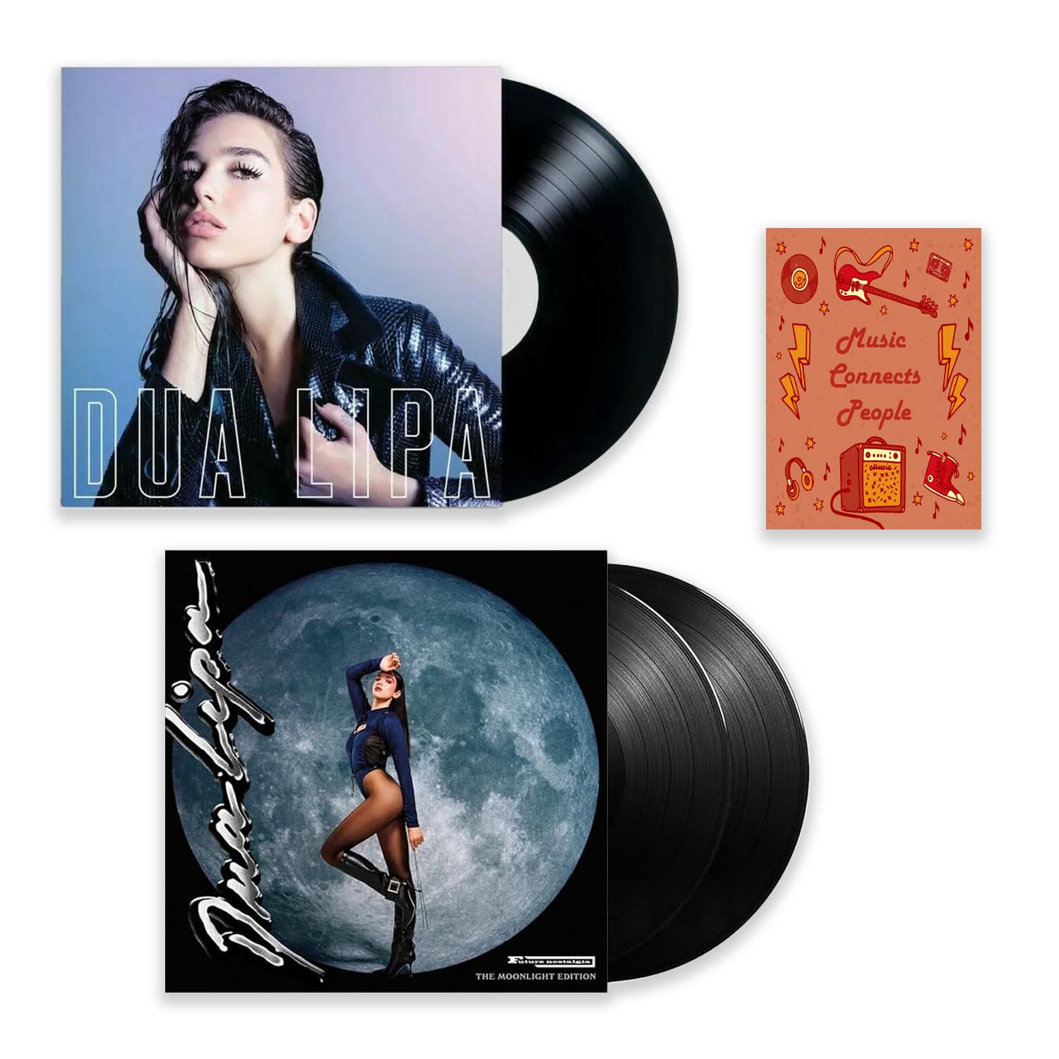 Dua Lipa Deluxe Vinyl Collection: Self-Titled Debut / Future