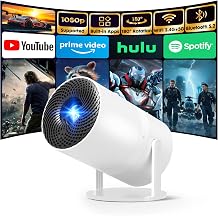 [Built-in Apps] Mini Projector with Wifi and Bluetooth 1080P Supported