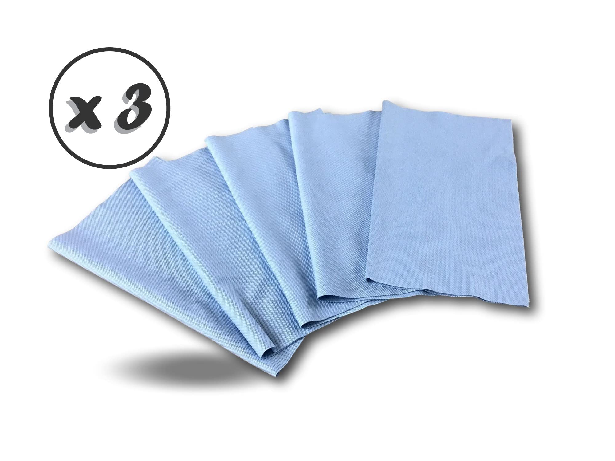 Zestaw 5 ściereczek z mikroekranem | Zestaw 3 | Czyszczenie bez smug | 14*20 | Nie rysuje | Wytrzymała | Idealna do okularów z obiektywami na tablet o delikatnych powierzchniach | Lustrage | Kibros MICECR5x3