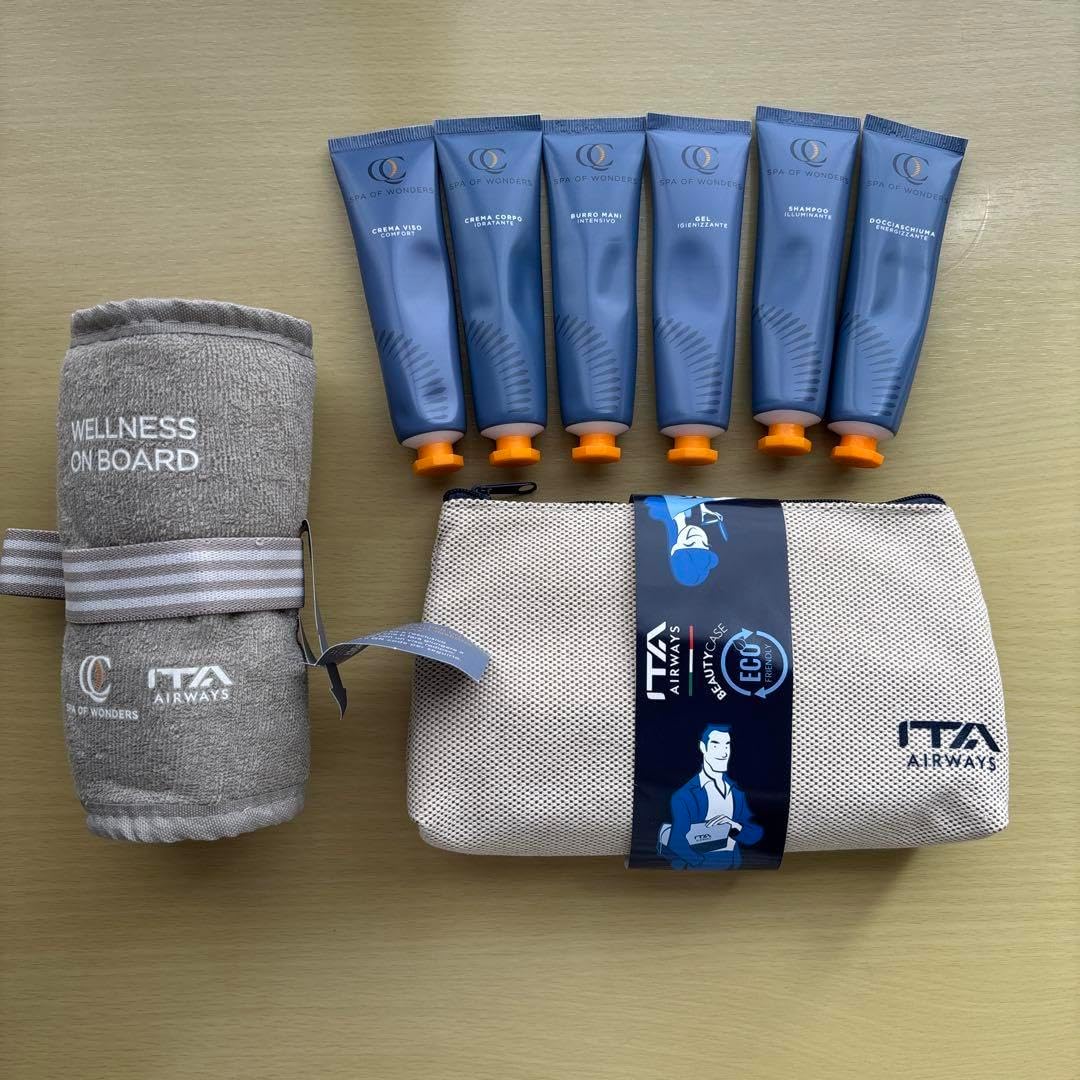 ITAエアウェイズ ビジネスクラス アメニティ×2セット ポーチ