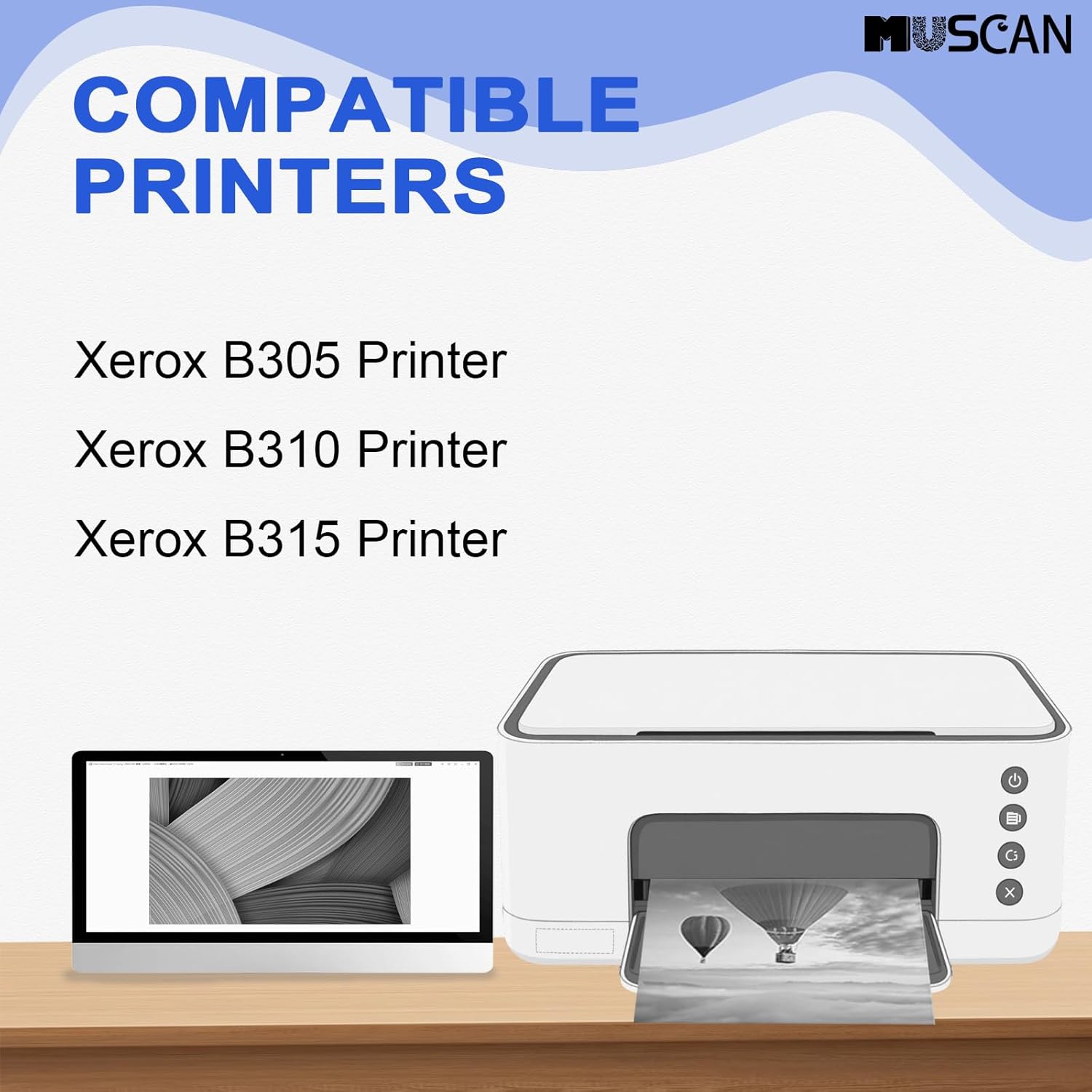 B310 Black High Yield Toner Cartridge Compatible for 006R04376 3,500 Pages Replacement Work with Xerox B305 B310 B315 Printer 1 Pack