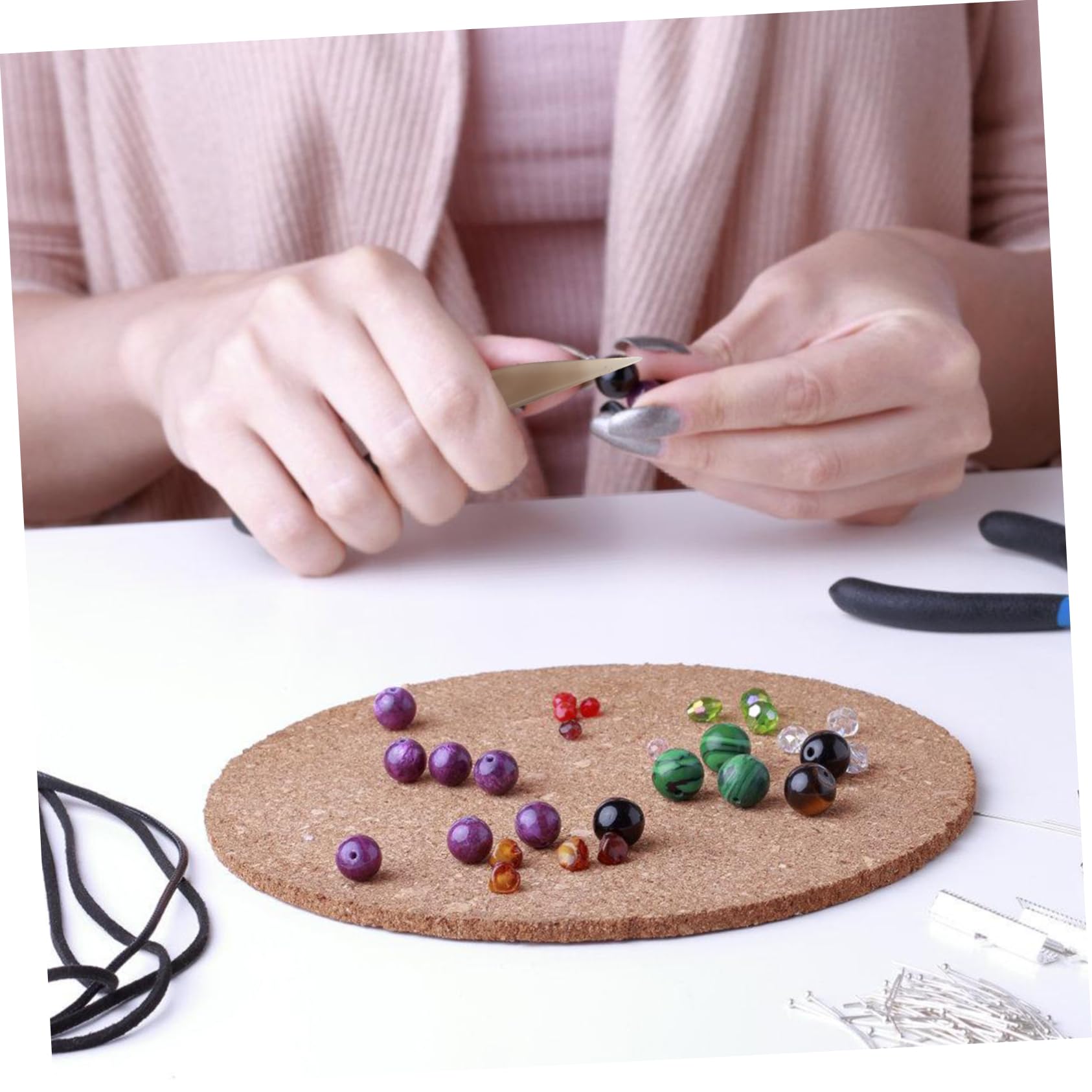 PLAFOPE Set de 5 Bruñidores de Piedra Natural para Joyería de Oro y Plata, Herramienta Segura para Pulir, Adecuado para Uso Personal y Taller de Joyas