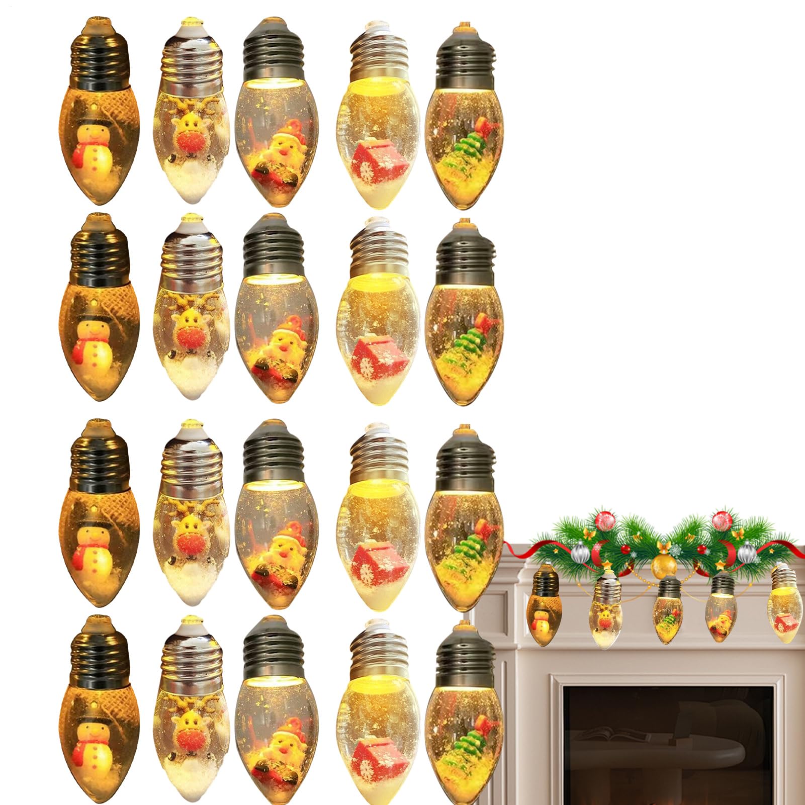 Guirlande lumineuse de Noël sur piles pour illuminer vos souvenirs de fête en famille