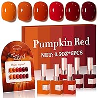 Vista 37 de Double Rhythm Juego de 6 piezas de 15 ml de esmalte de uñas en gel, mismo color, misma botella, kit de esmalte de uñas semipermanente, arte de uñas