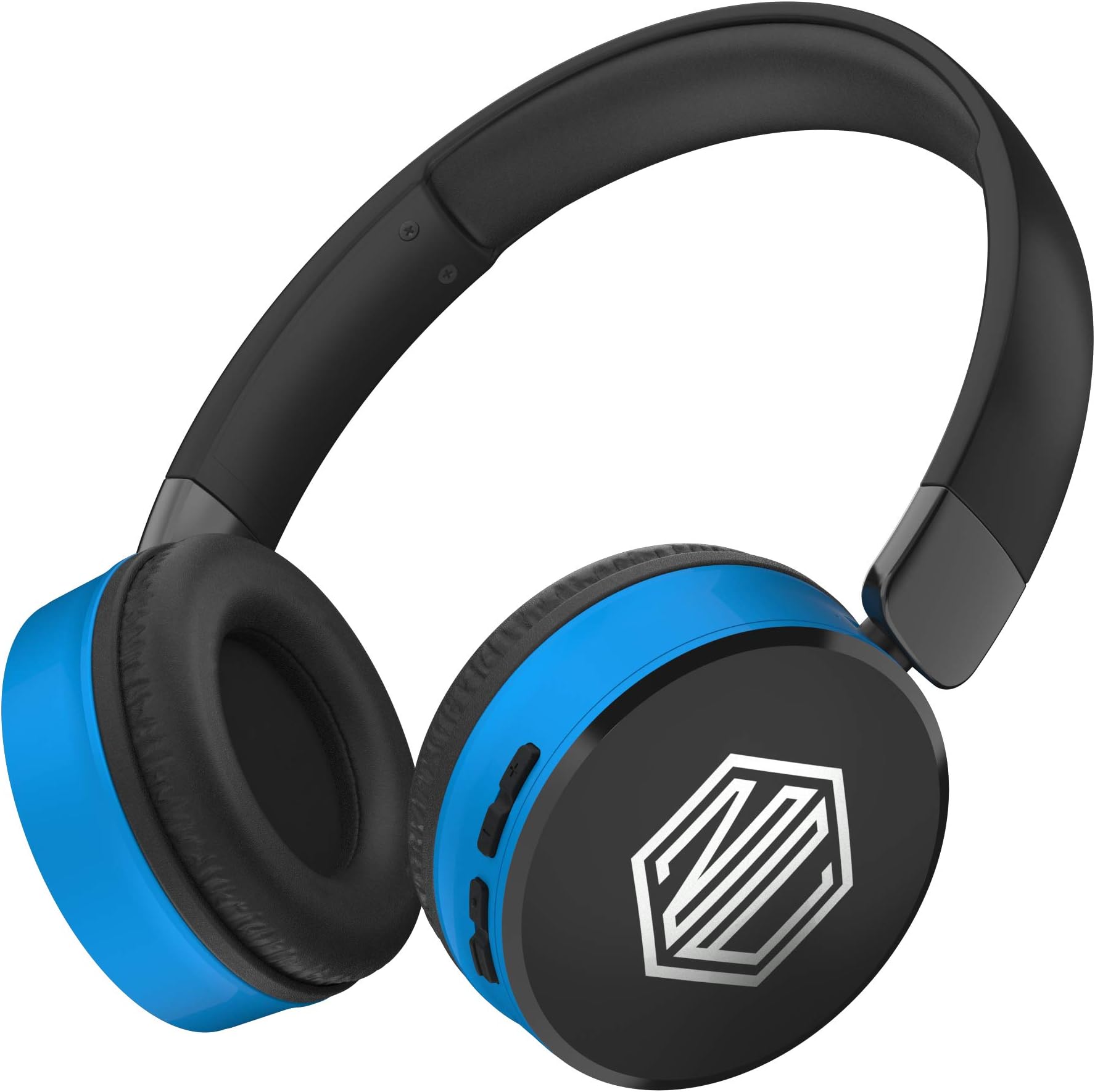 Nu Republic Dubstep Wireless Headphones with Mic (Blue and Black)