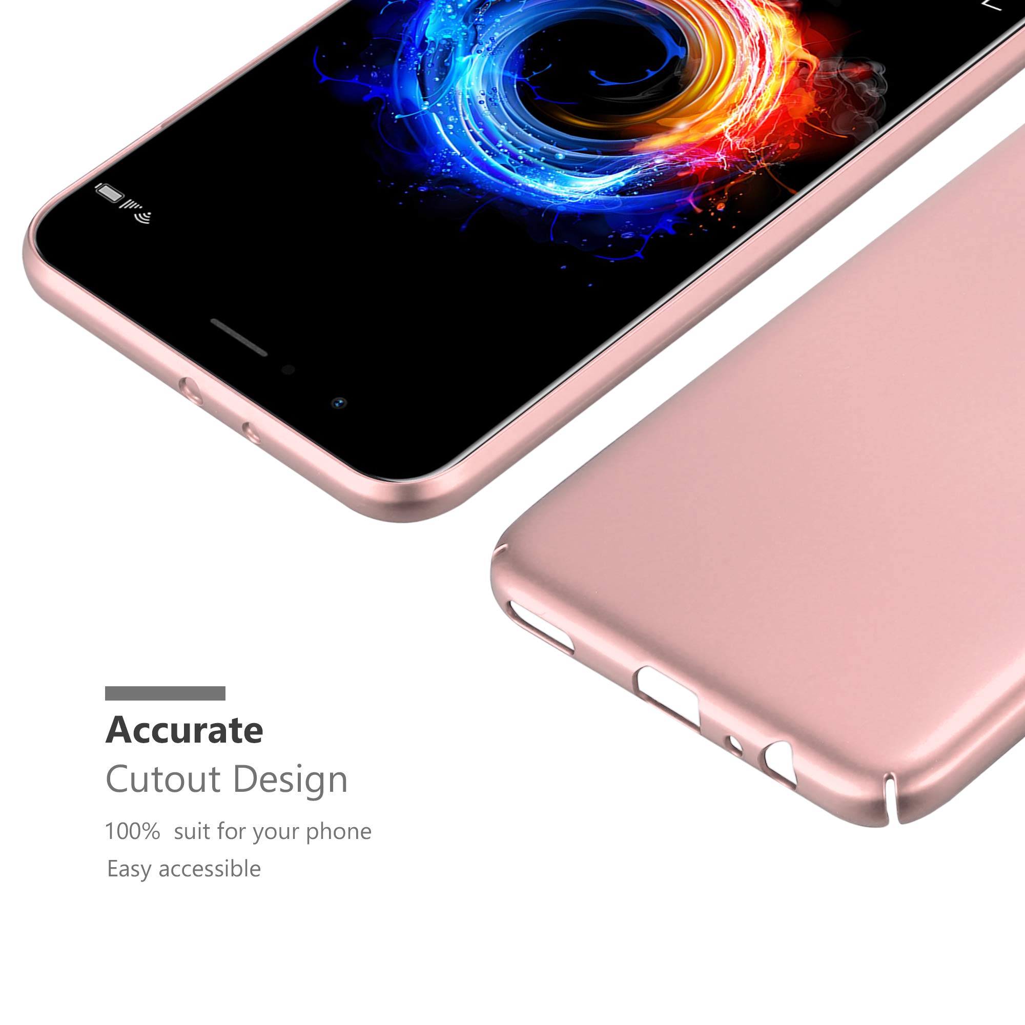 Cadorabo Custodia per Honor 8 in ARGENTO METALLICO