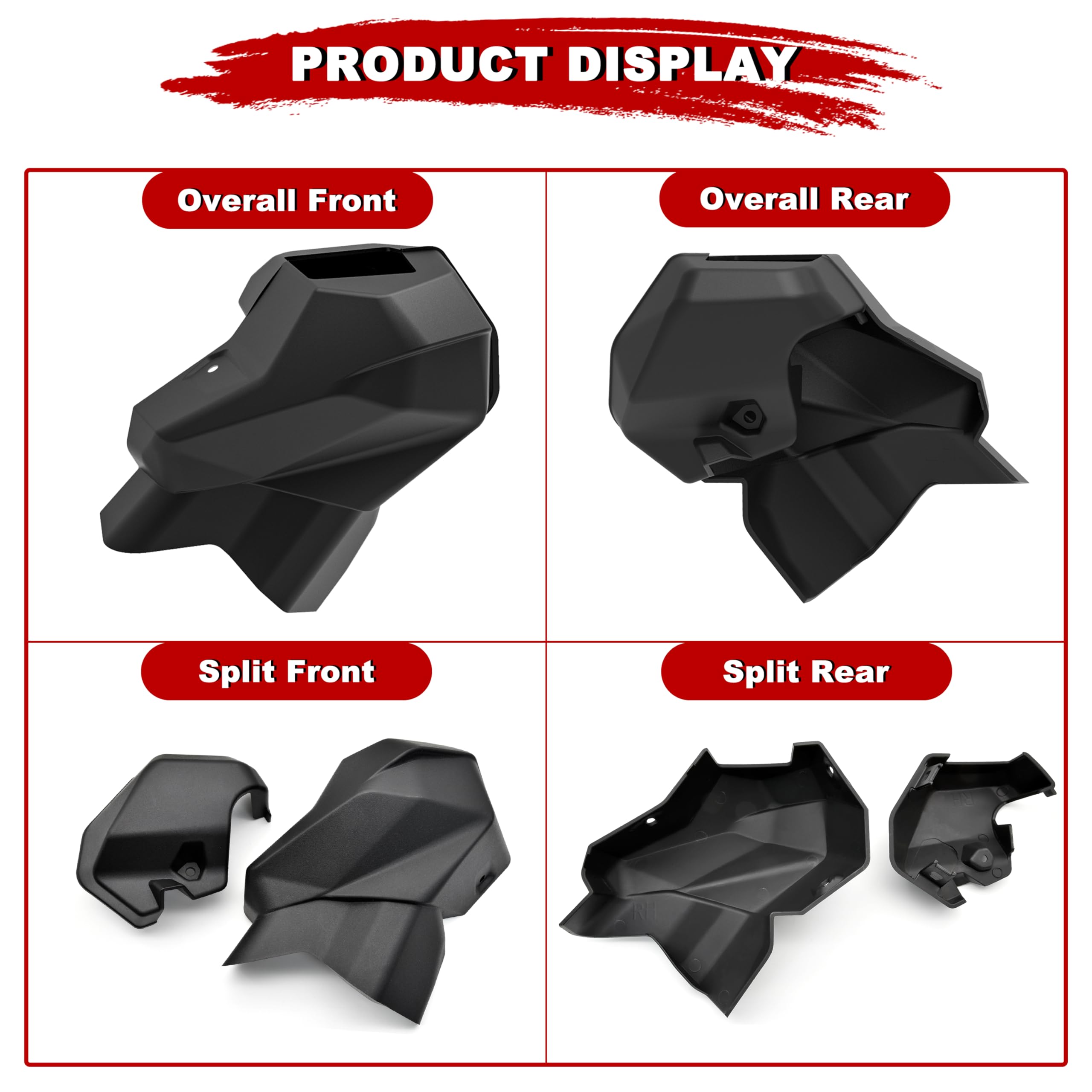 DRT Motorsports Can-Am Maverick X3 / R Center Mirror Tab Cover Plate For OEM Cage | UTV Source - View #9