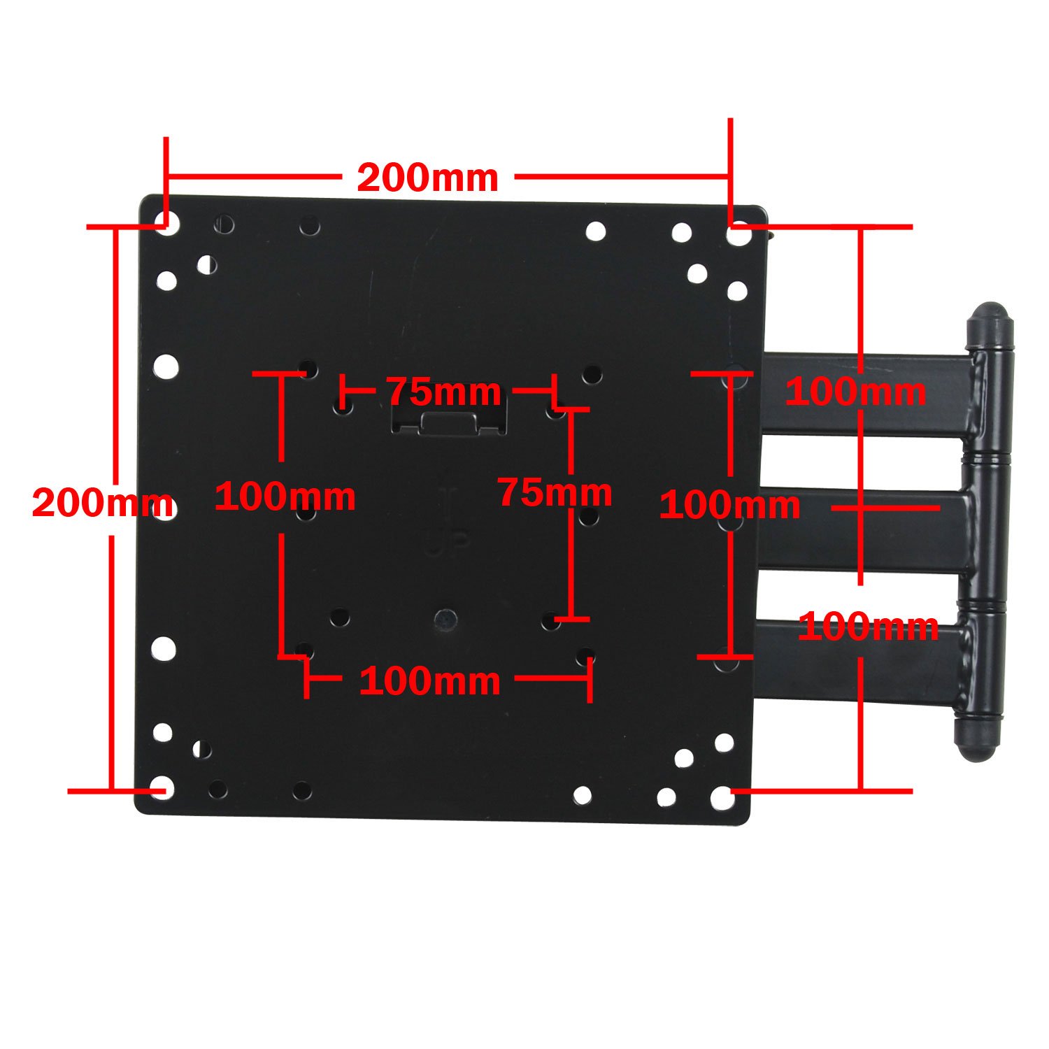 VideoSecu TV Wall Mount Bracket for 26" 32" RCA 26LB33RQ LED32B30RQD 32LB30RQD 32LB30RQ LED32A30RQ LED32A45RQ TCL LE24FHDD20 L26HDF12TA L26HDM12 32S3600 39S3600 48FS4690 48FS4610 TV ML531B AB4