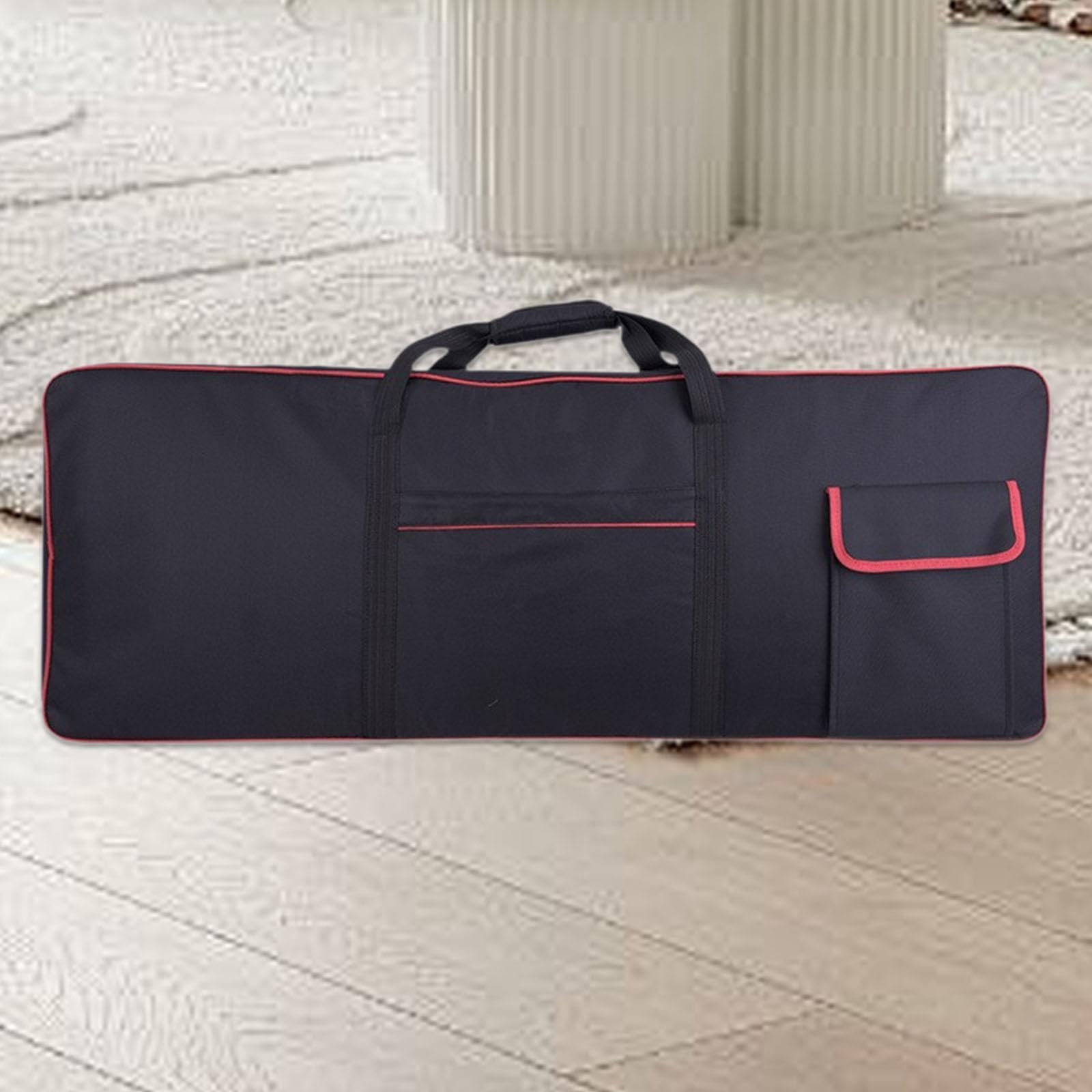 61-Tasten-Keyboardtasche, Oxford-Stoff, tragbar, verdickt, mit Griffen, wasserdicht, Keyboard-Gigbag für Konzerte
