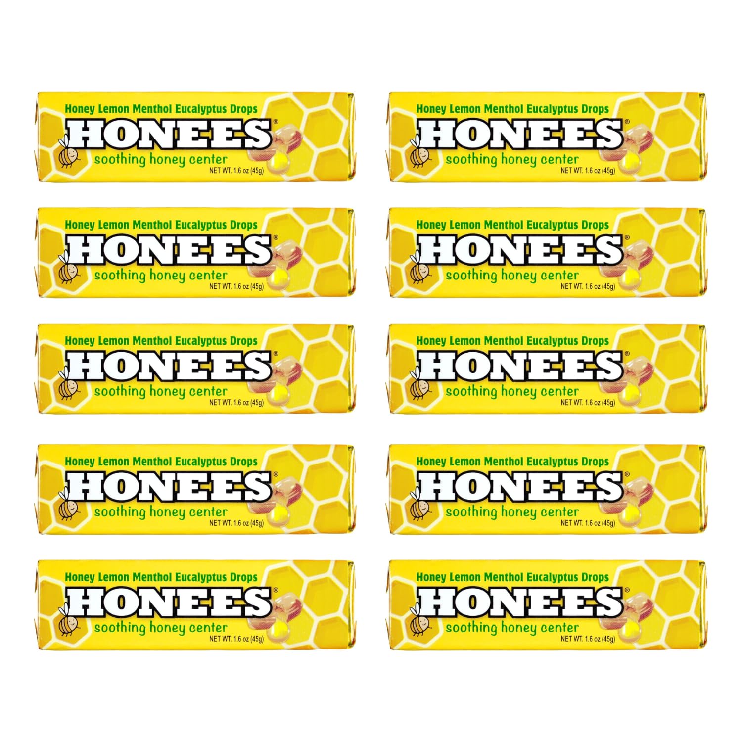 HONEES Cough Drops,Honey Lemon, 2.5 Pound
