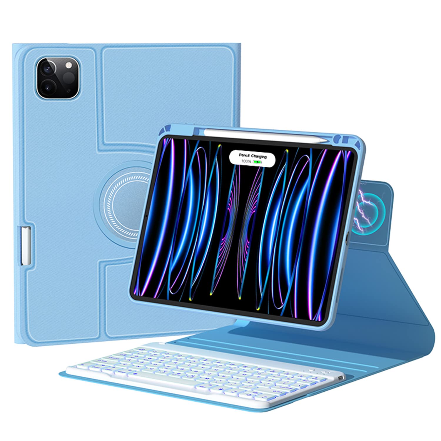 Amazon.co.jp: Moogukadan 360° 回転キーボードケース iPad 10.2