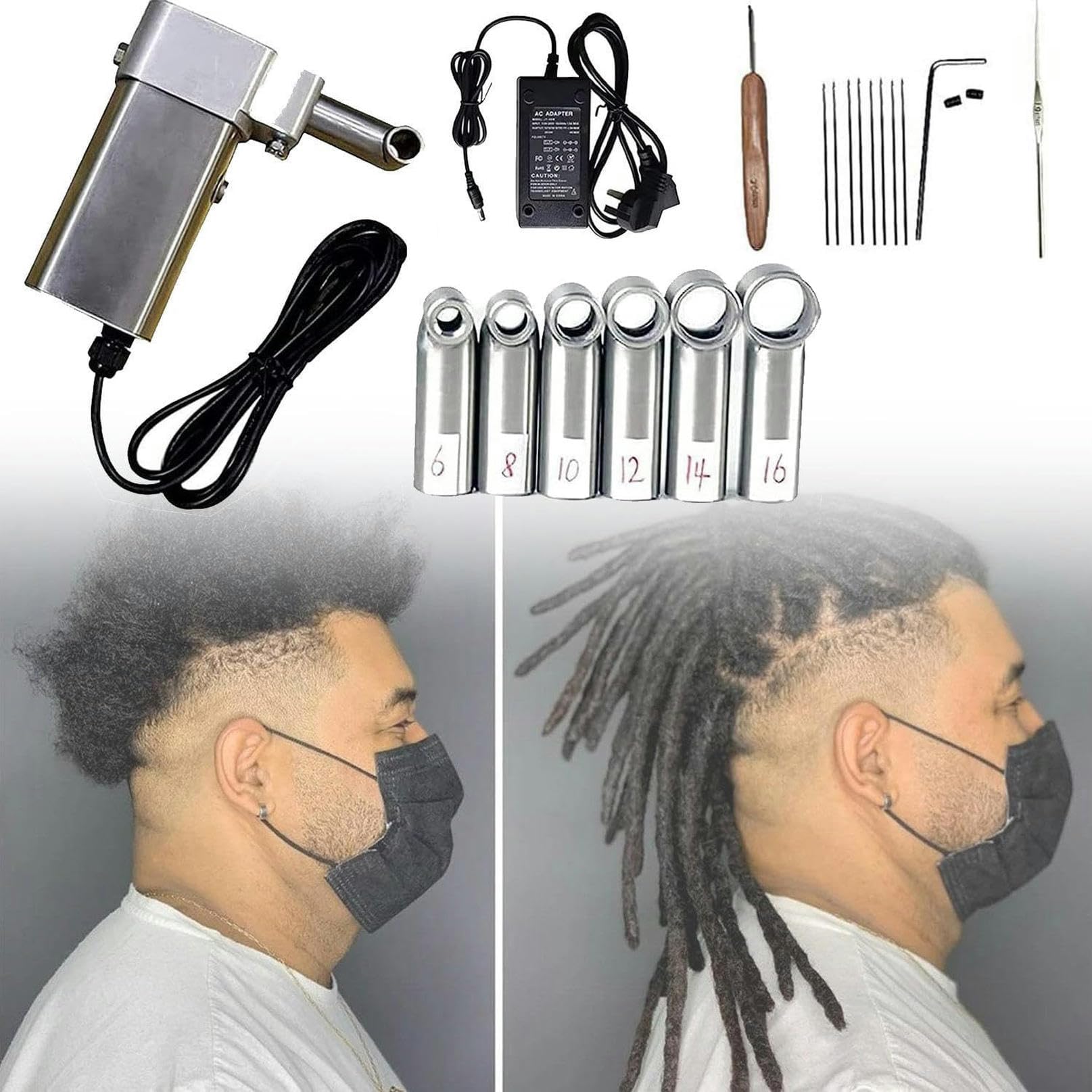 Machine dreadlock pour faire ou réparez vos extensions