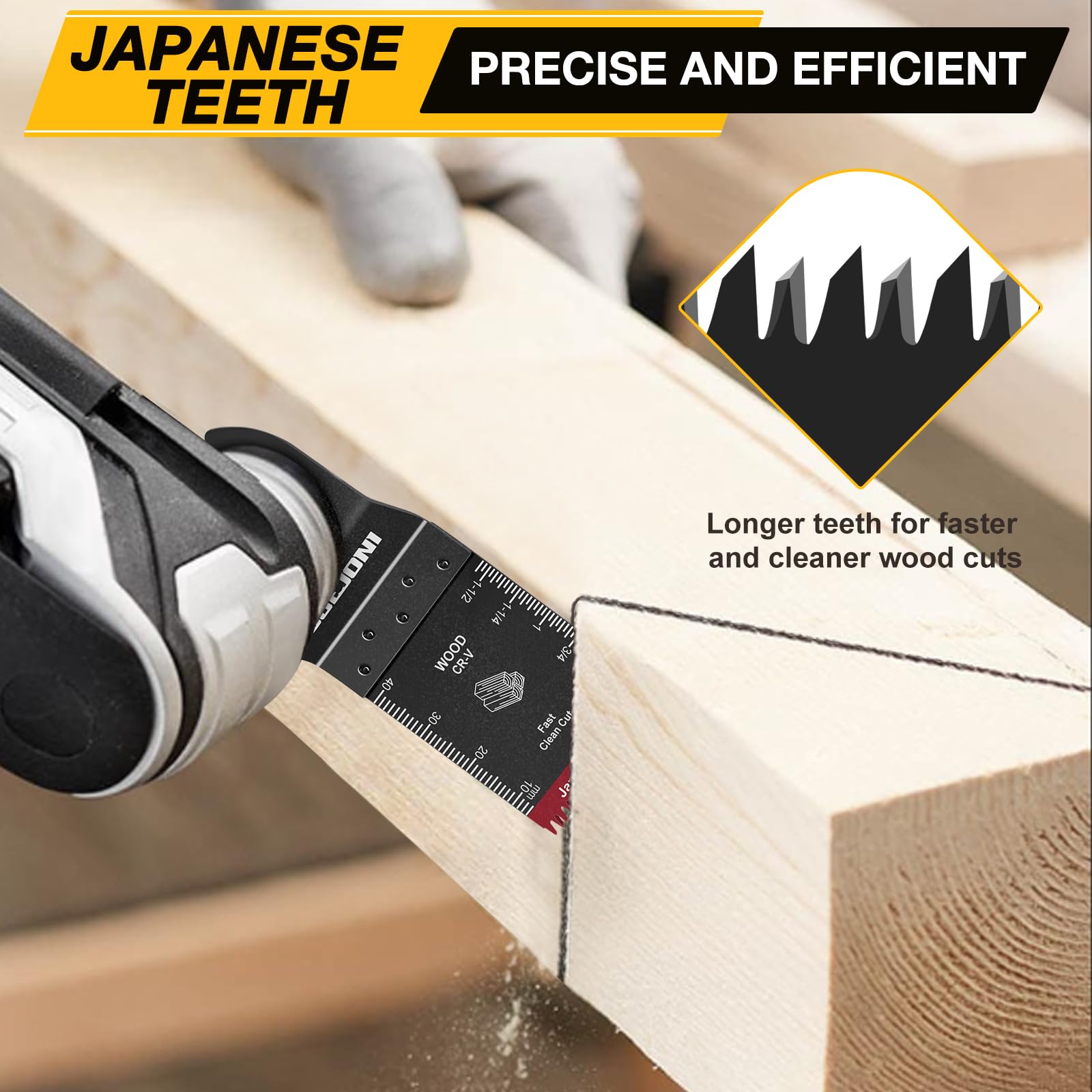 Oszillierendes Sägeblätter-Set, Universal-Multiwerkzeug-Klingen, oszillierendes Werkzeug-Zubehör für Metall, Holz, passend für Makita, Milwaukee, Dremel, Ryobi, Fein Multimaster und mehr, 134