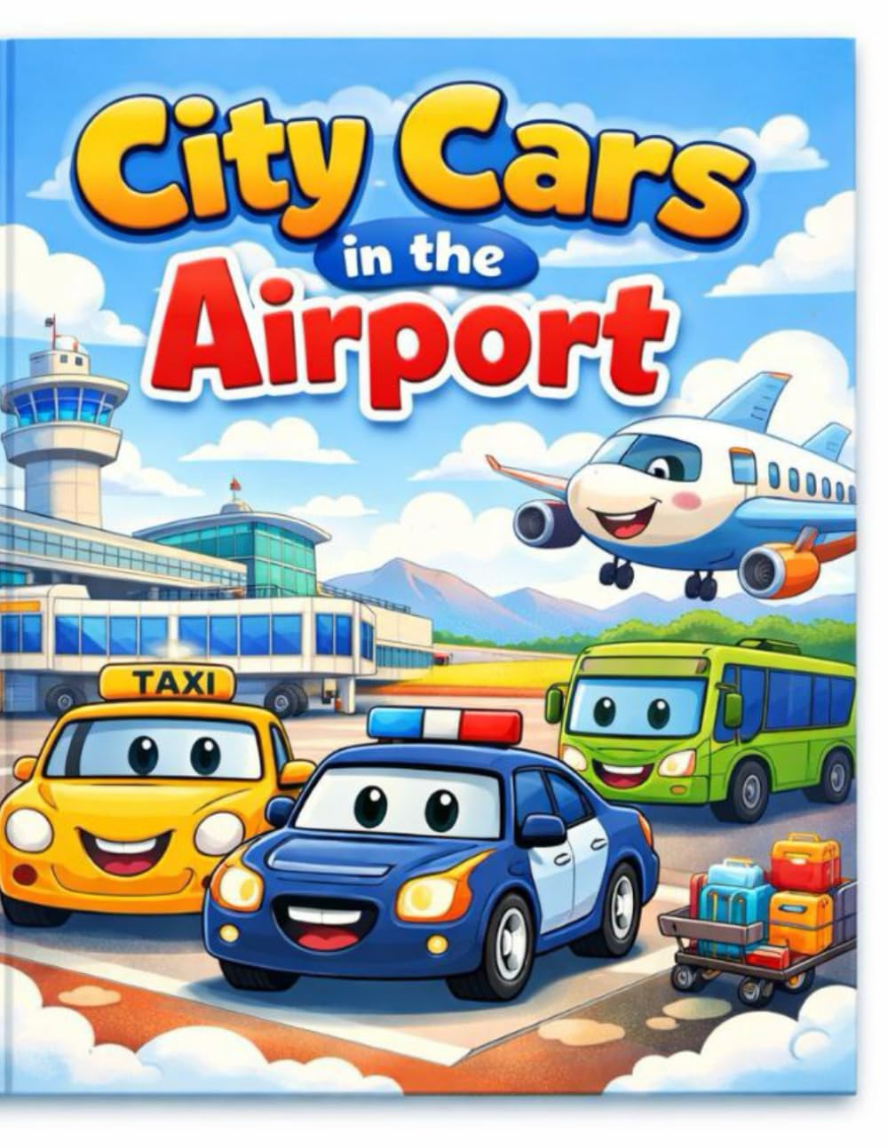 City Cars at the Airport – Realistic Die-Cast Toy Vehicles for Kids (Little Cars Adventures Fun Cars in the City)