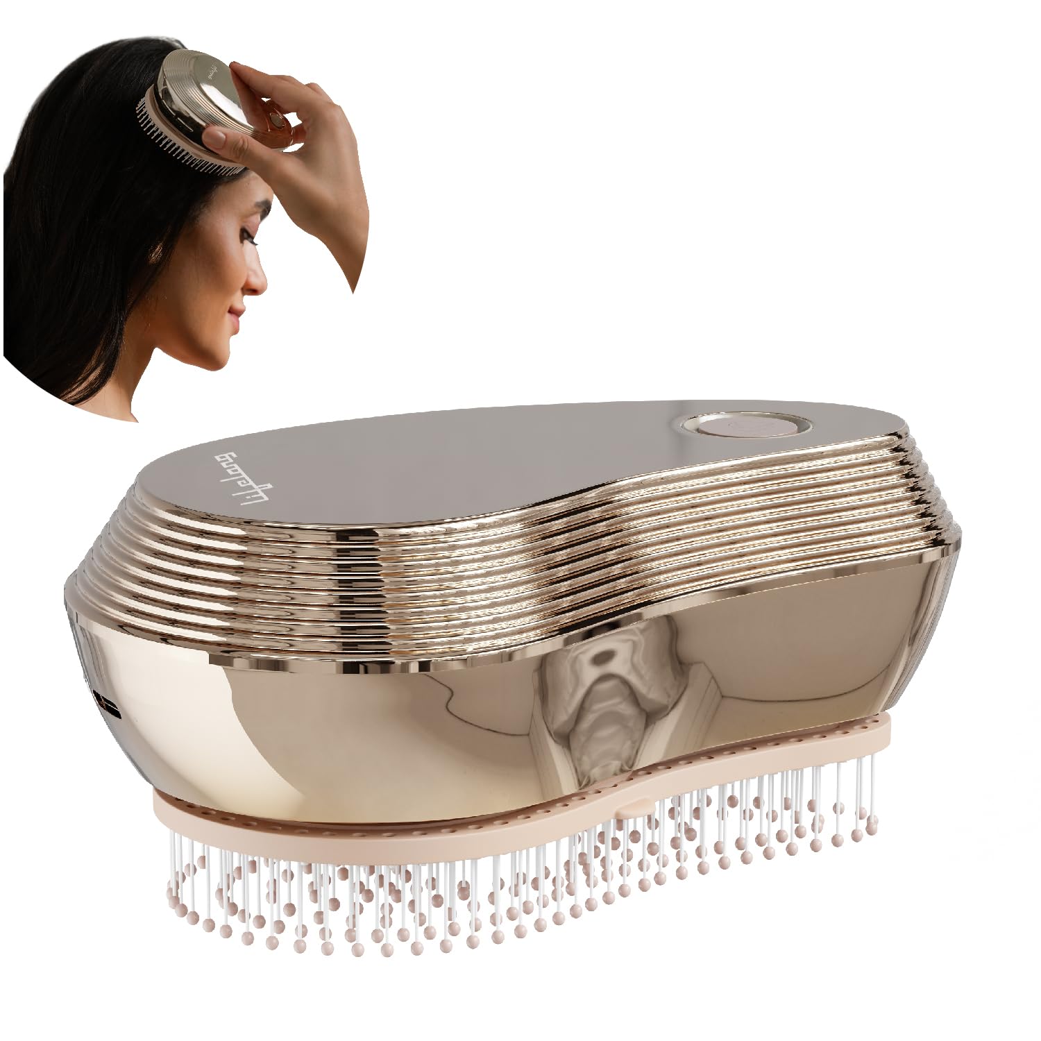 Lifelong Scalp Massager Oil Mist Comb with Essential Oil Applicator – Electric Head Massager & Oil Dispenser for Hair Gr