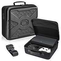Vista 1 de Keten X-box Series X Carrying Case with Hard Shell, Protective Travel bag for X-box Series X Console, Controllers, Cables and Other Accessories