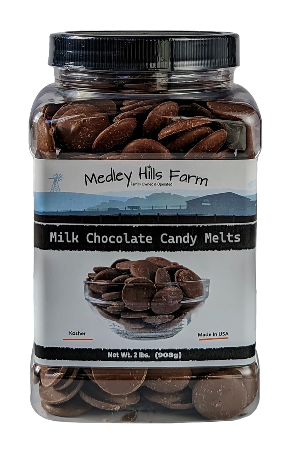 Milk Chocolate Candy Melts by Medley hills farm 2 lbs. in