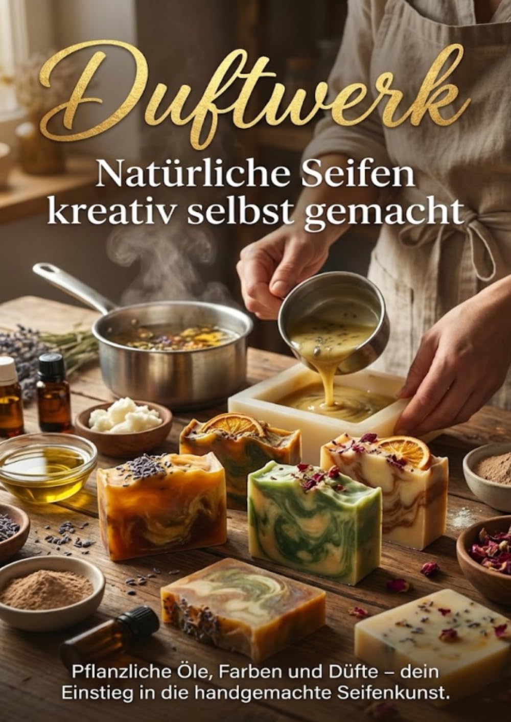 Duftwerk: Natürliche Seifen kreativ selbst gemacht: Pflanzliche Öle, Farben und Düfte – dein Einstieg in die handgemachte Seifenkunst.