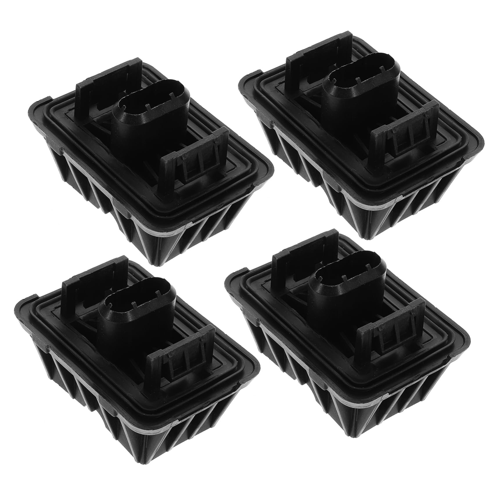 Luxshiny 4pezzi Cuscinetti in Gomma Per Martinetti Idraulici Base Per Martinetto Supporto Per Martinetto Da Pavimento Adattatore Per Per Auto Accessori Per Sollevamento