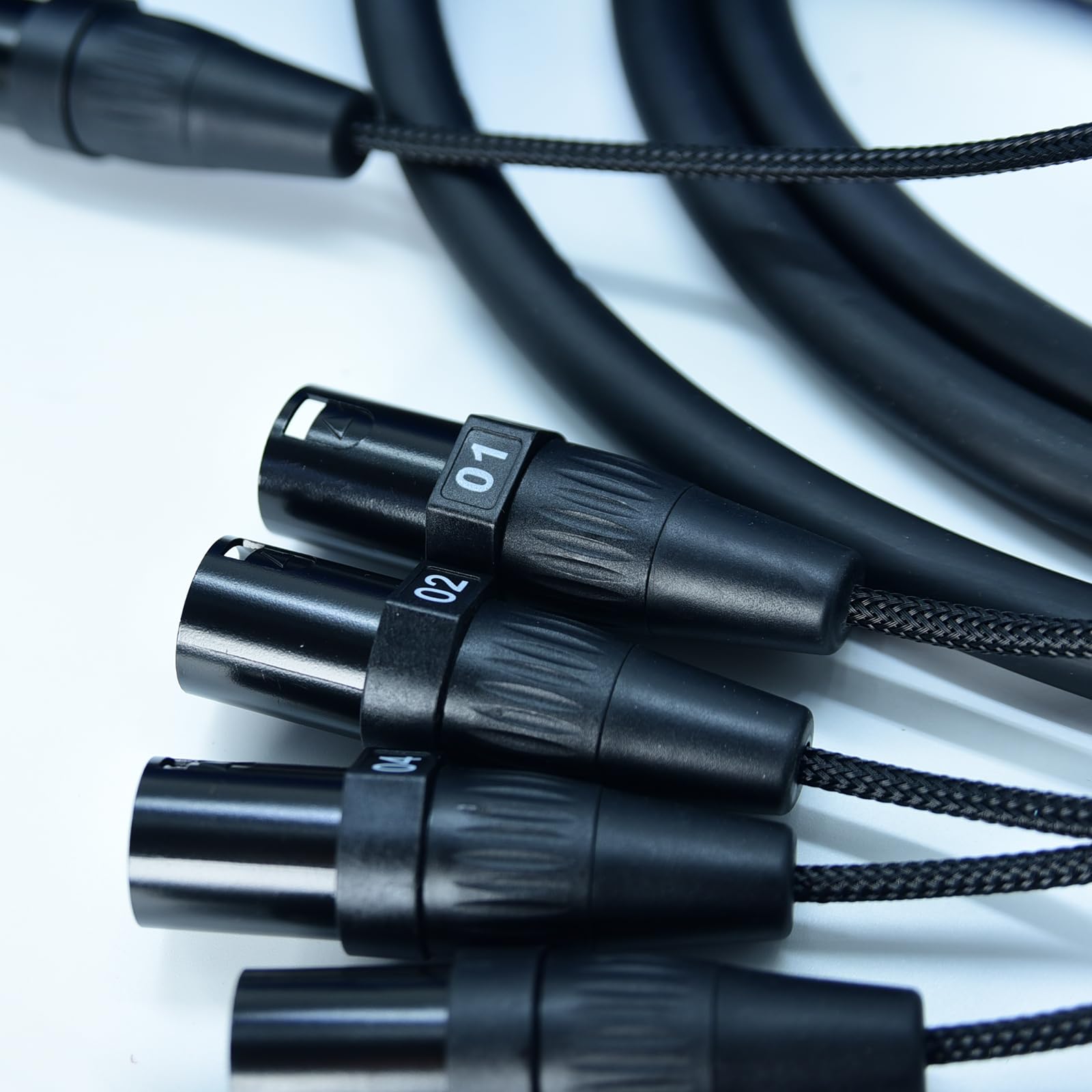 Arklove 8-K Low Profilemale XLR 1/4 Zoll TRS Buchse Send Sub Combo Splitter Schlangenkabel 3 m