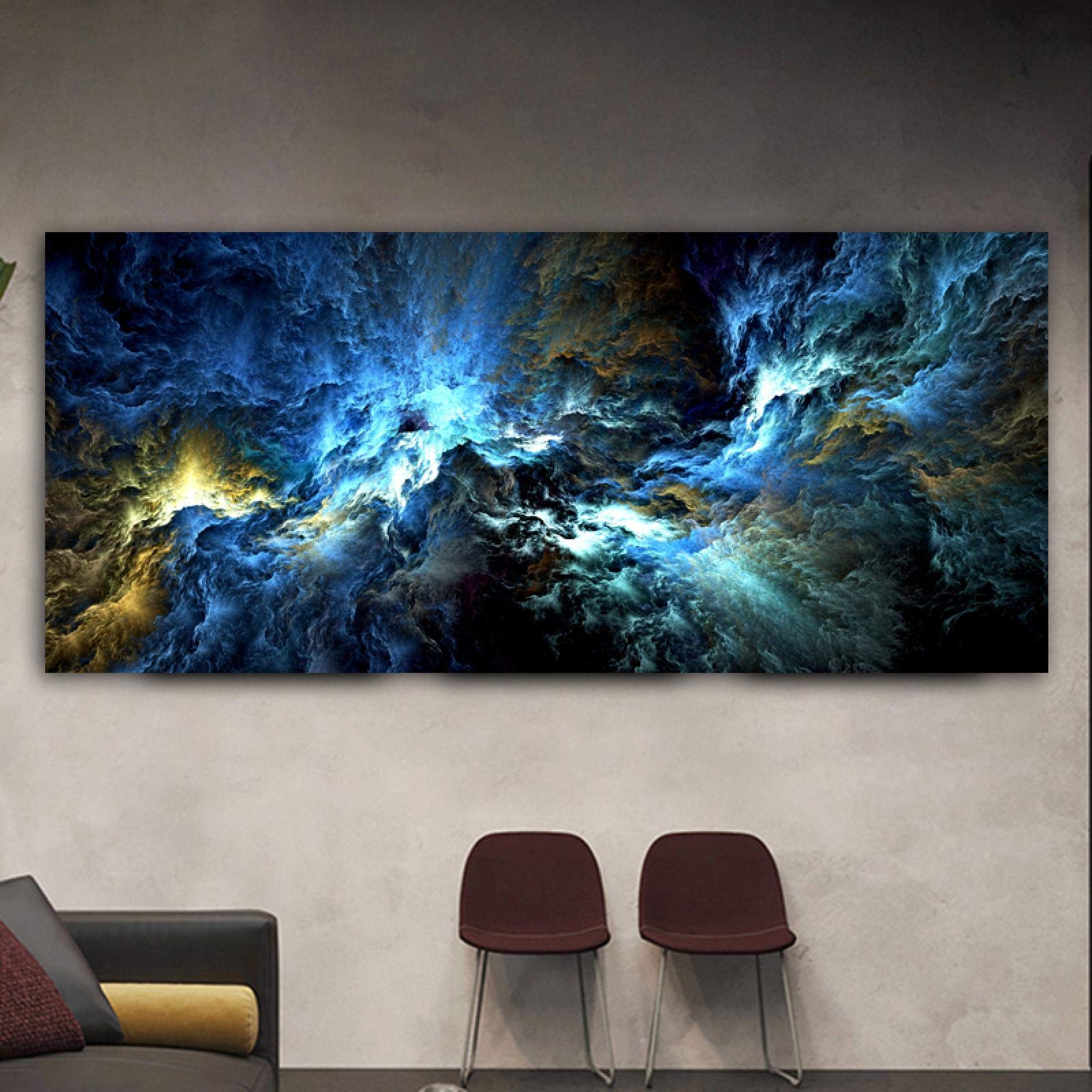 絵画　空　雲　原画　インテリア　アート Amazon.co.jp: 絵画 青い空と白い雲インテリア 絵画 魅力的な色