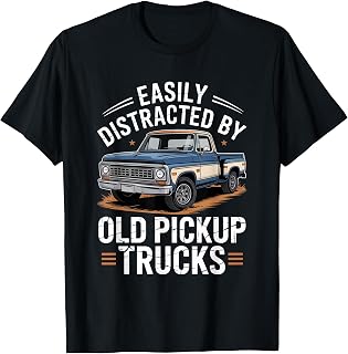 Funny Truck Owner Pickup Truck Driver Enthusiast Vintage T-Shirt