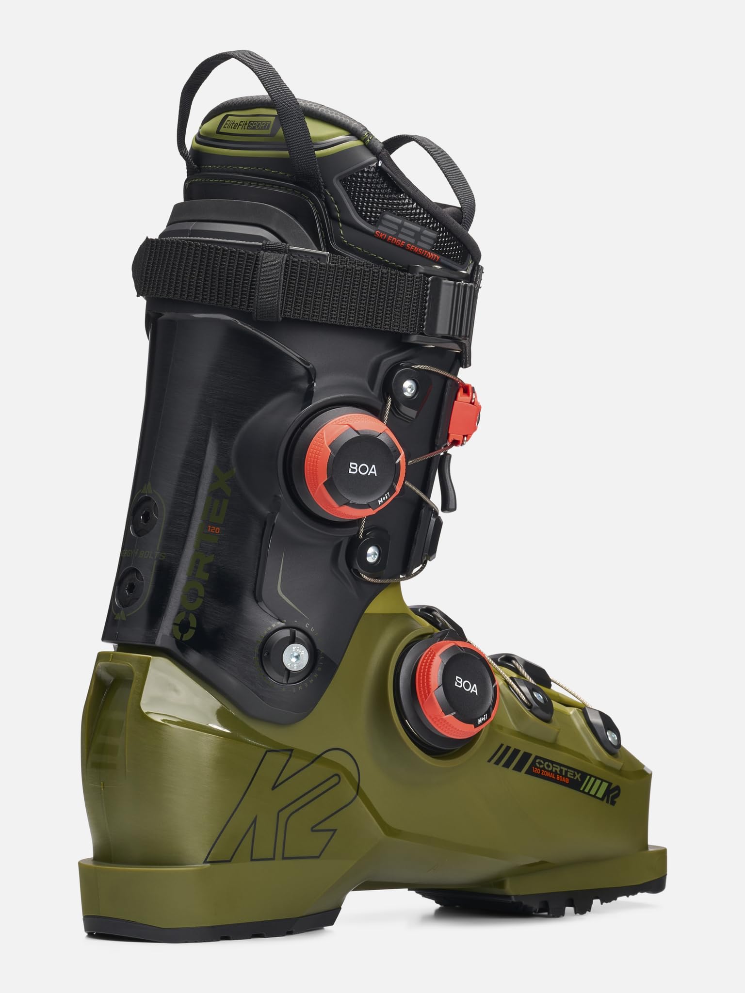 K2 - Chaussures De Ski Cortex 120 Zonal Boa Vert Homme - Homme - Taille 120 - Vert