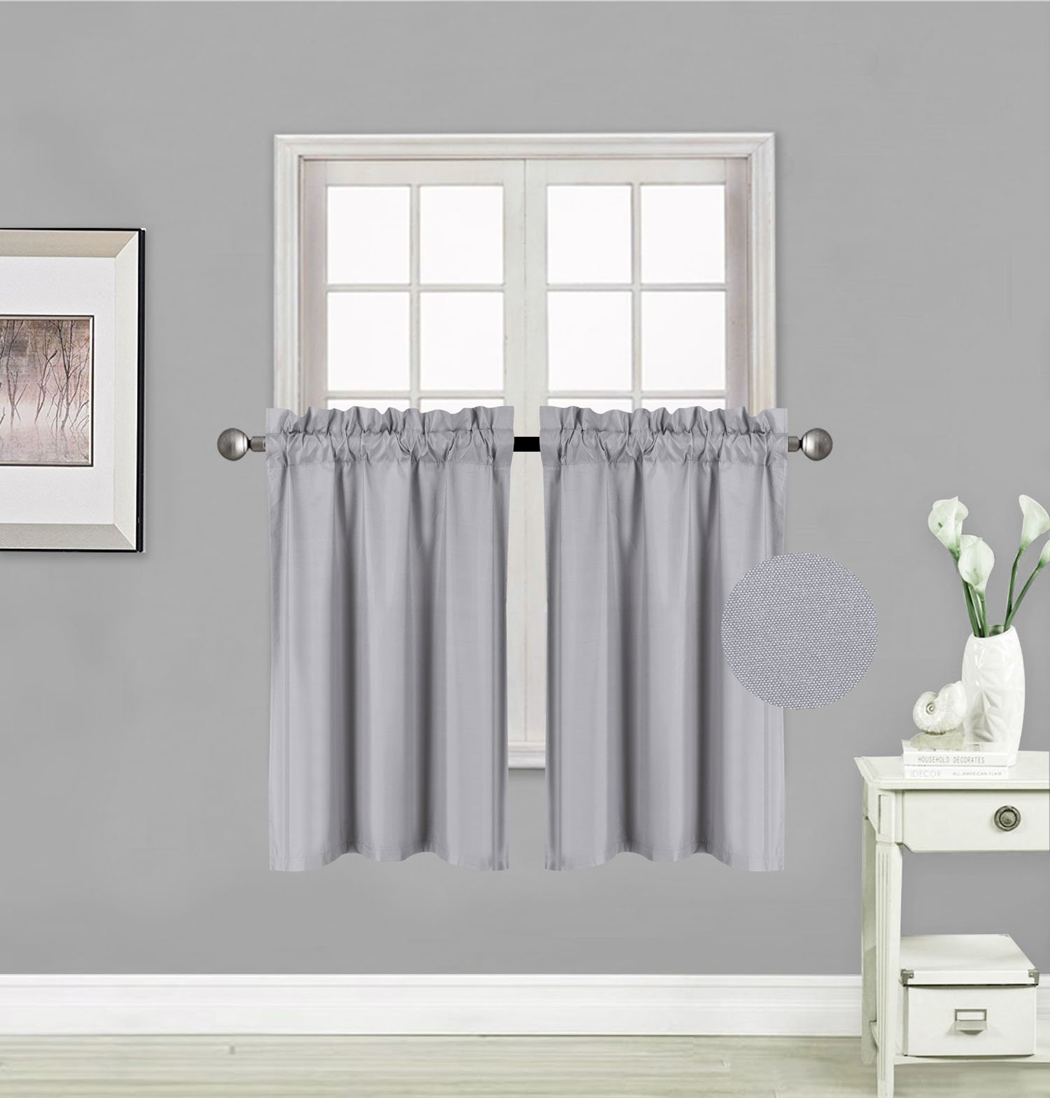 Grey Bathroom Window Curtains Curtains & Drapes 2023