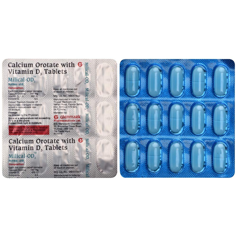 Milical-OD3 - Strip of 15 Tablets