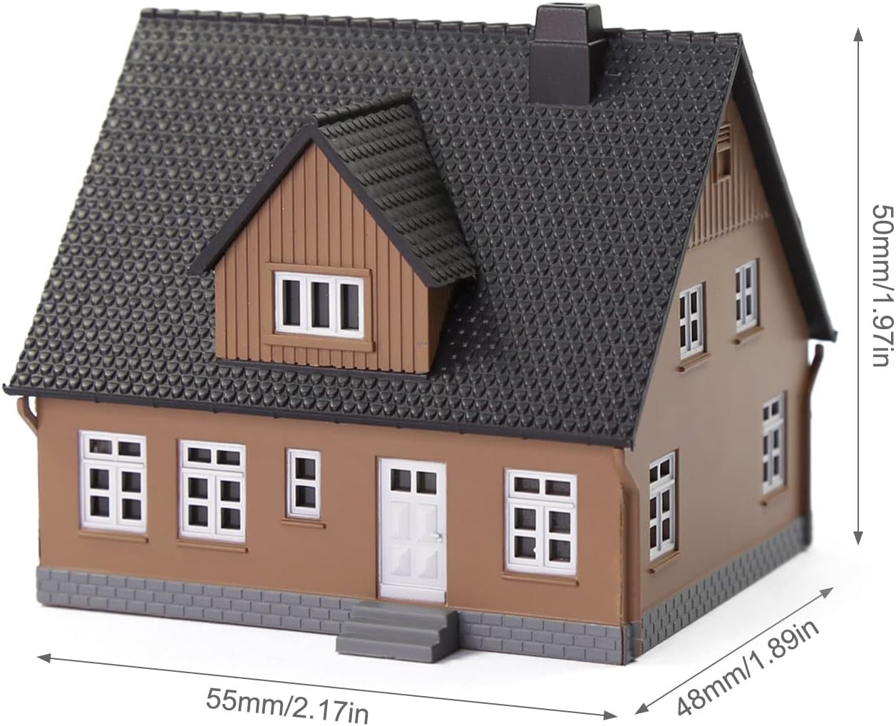3 Sets N Scale 1:160 Model Village House Assembled Model Architectural Building Layout JZN02