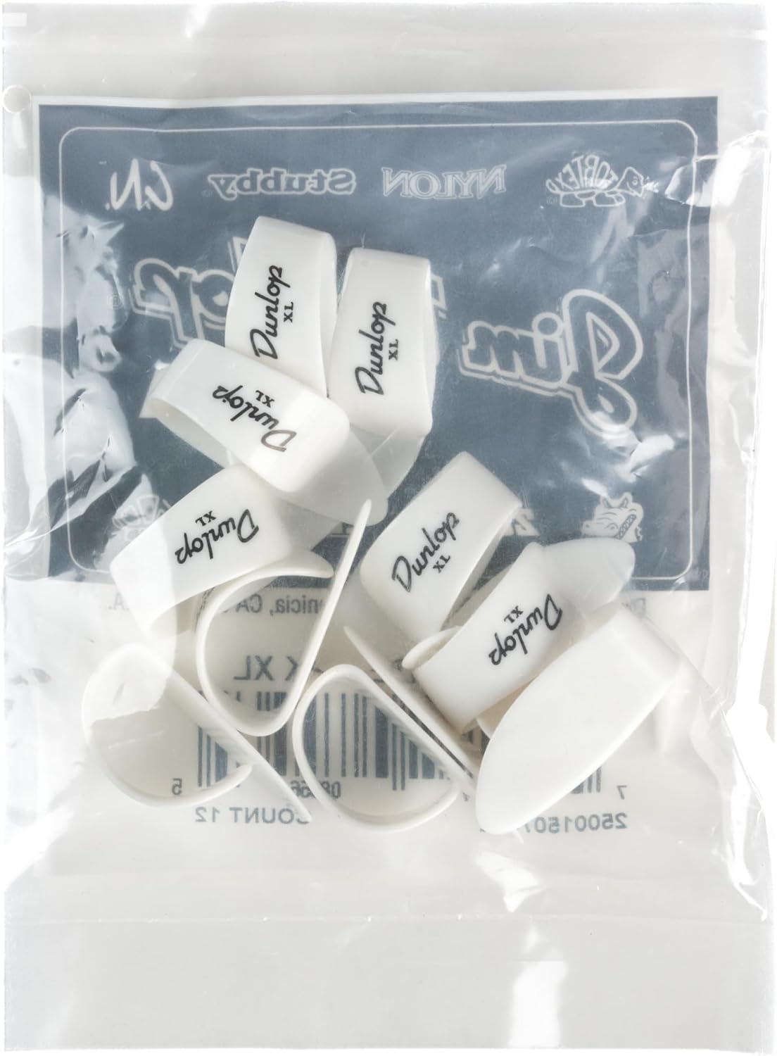 Dunlop White Extra Large Thumbpicks - 12 Pack